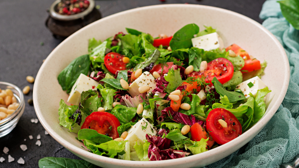 Salada tropical simples