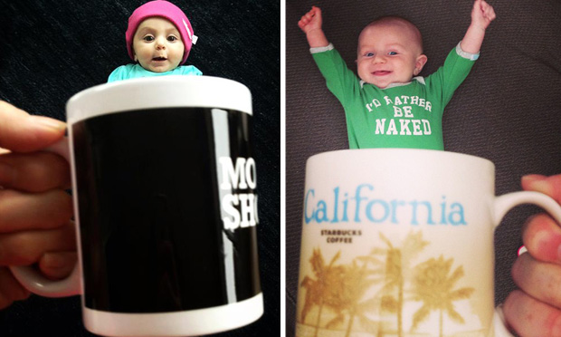 Bebês na caneca Bebês na caneca