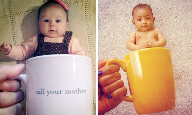 Bebês na caneca Bebês na caneca