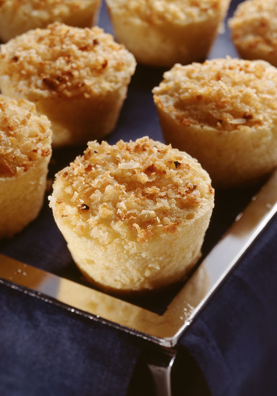 Bolinho de arroz e coco