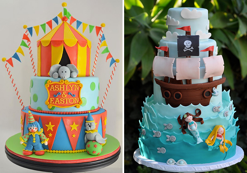 Bolo para g&ecirc;meos