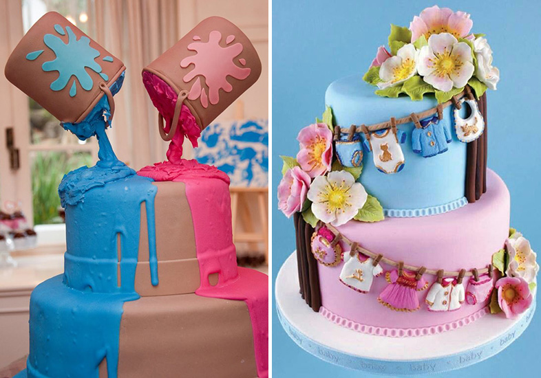 Bolo para g&ecirc;meos