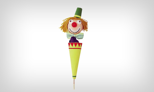 Palhacinho no cone Palhacinho no cone