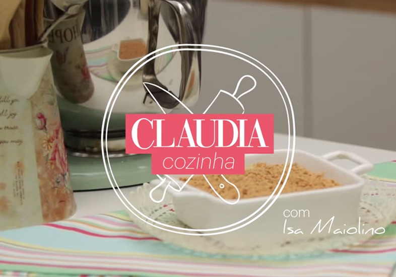 CLAUDIA Cozinha: pavê de paçoca
