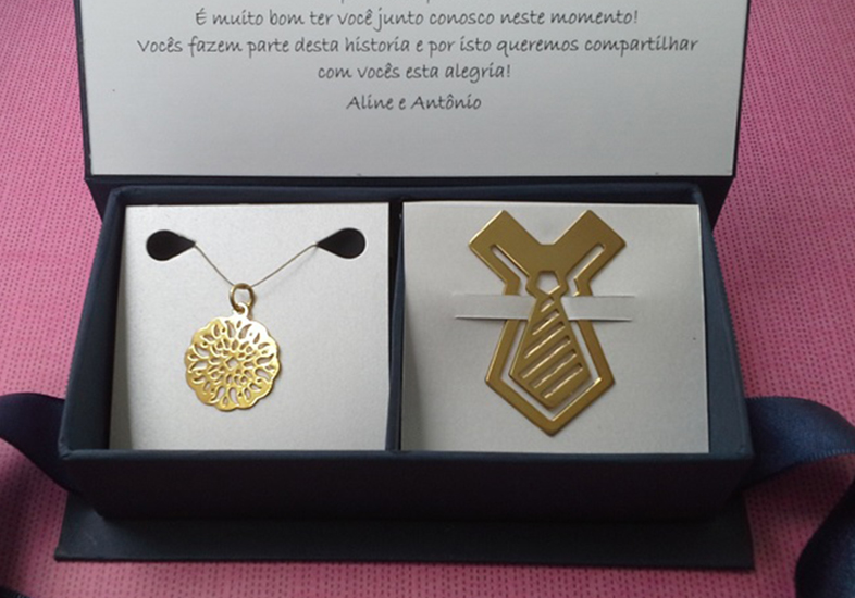 Presentes criativos para os padrinhos