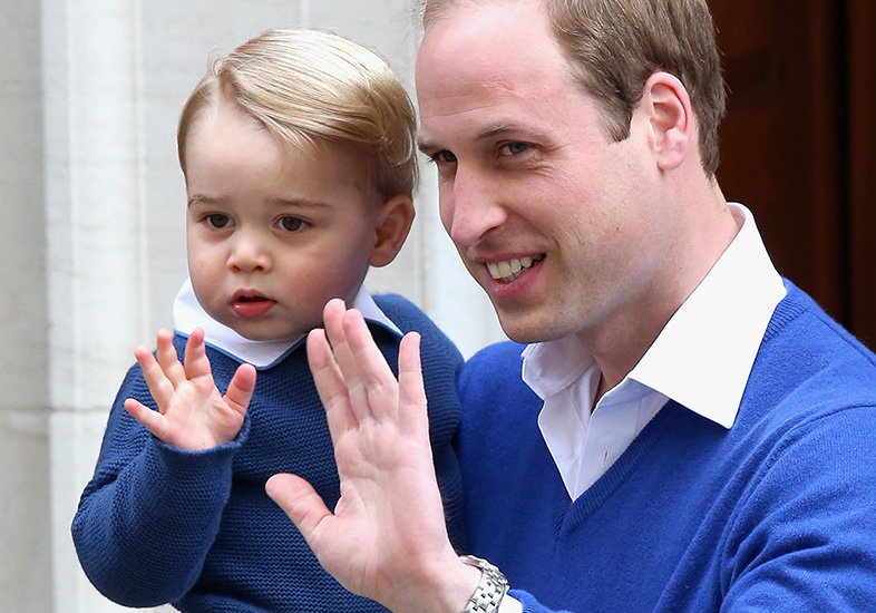 Príncipe William e baby George