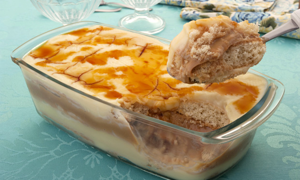 Pavê de doce de leite Pavê de doce de leite