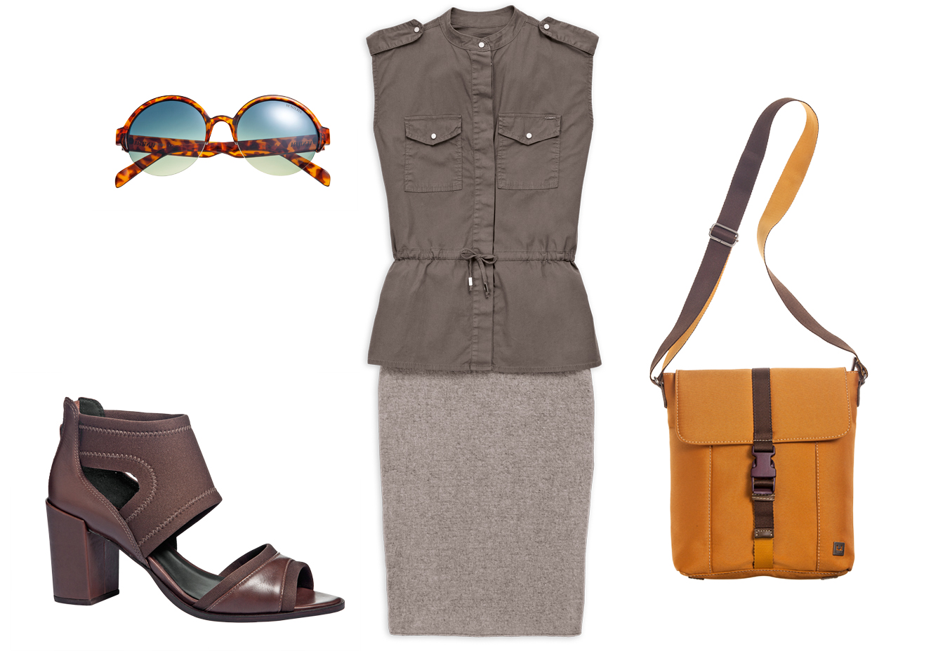 Looks com saia-l&aacute;pis