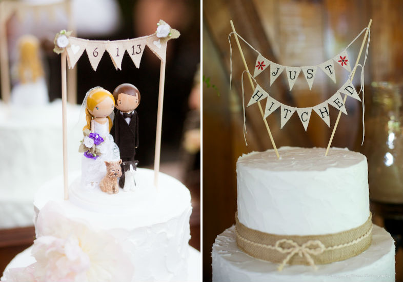 Topo de bolo de casamento