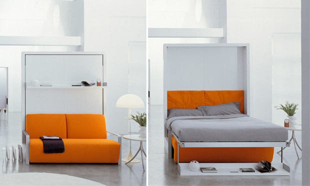 Sala-quarto em um móvel Sala-quarto em um móvel