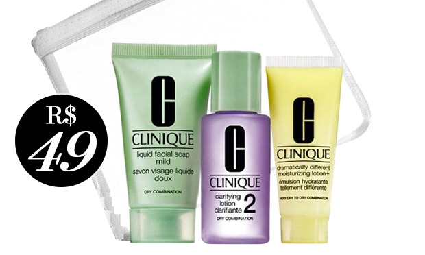 Kit de produtos para o rosto