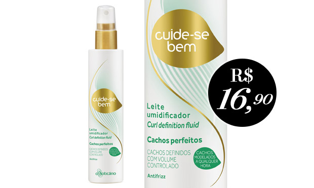 Leite Umidificador de Cachos Leite Umidificador de Cachos
