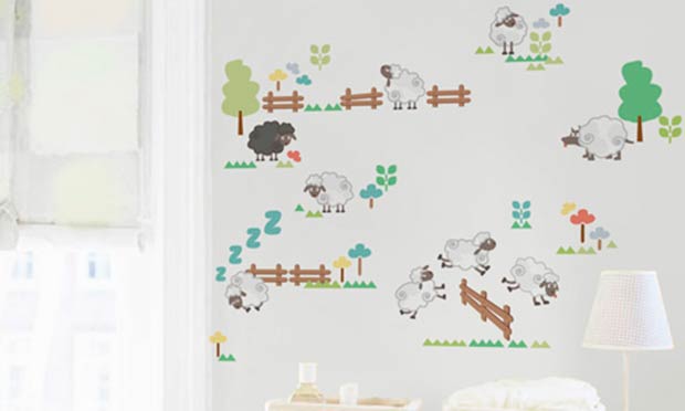 Adesivo de carneirinhos Adesivo de carneirinhos