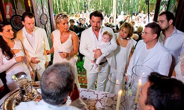 Vittorio, Adriane Galisteu e Alexandre Iodice