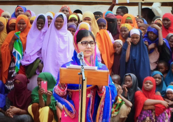 Reprodução/Twitter/Malala Fund