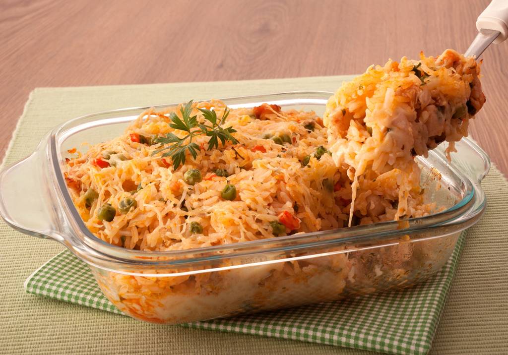 Arroz de forno completo