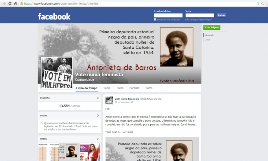 Vote numa feminista