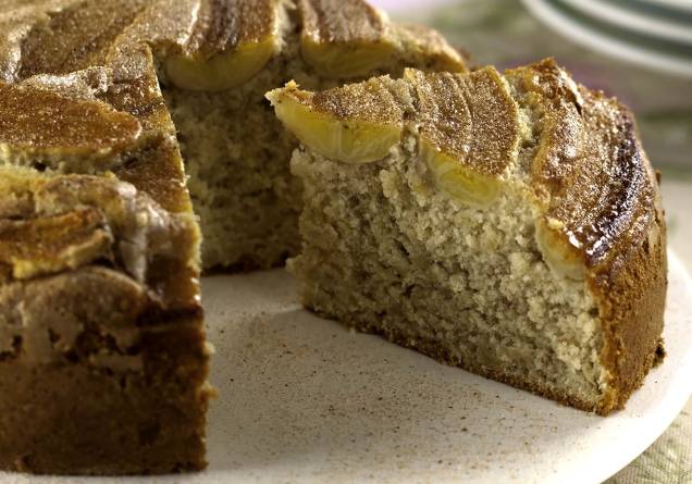 Bolo de banana com canela Bolo de banana com canela