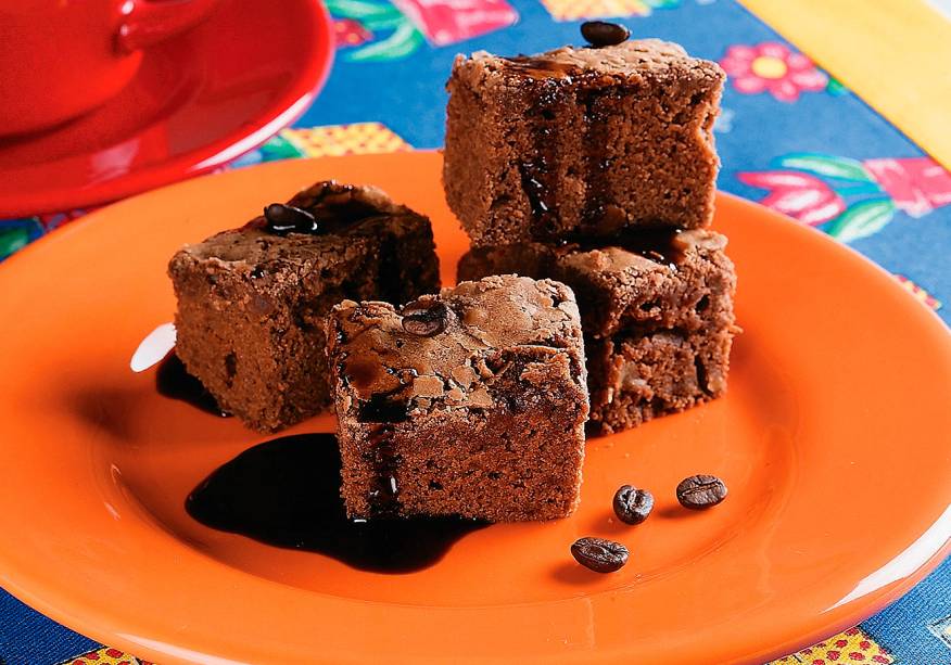 Brownie de chocolate e café