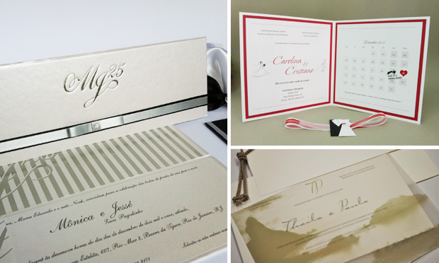 Convite de casamento personalizado Convite de casamento personalizado