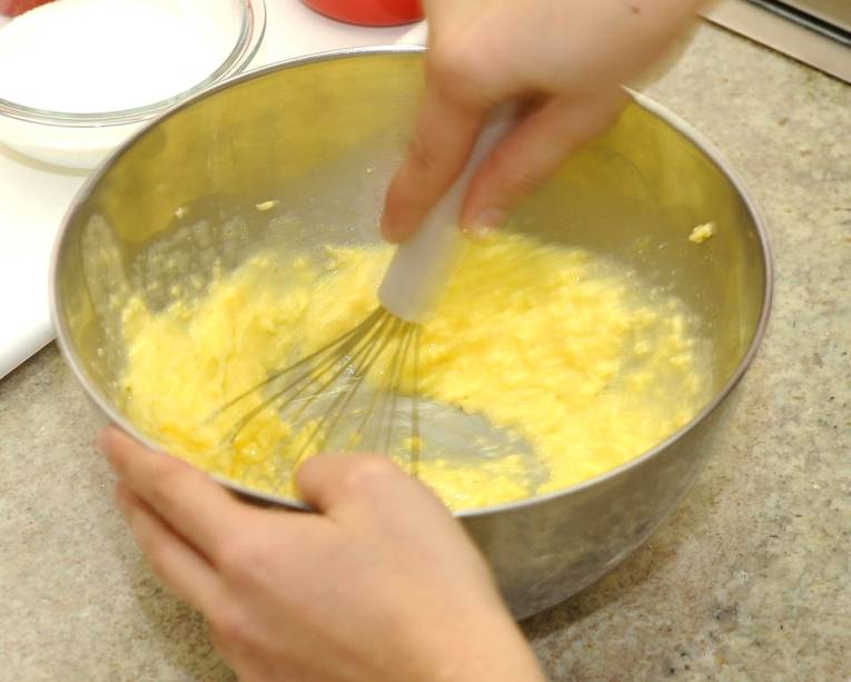 Cupcake de baunilha - massa