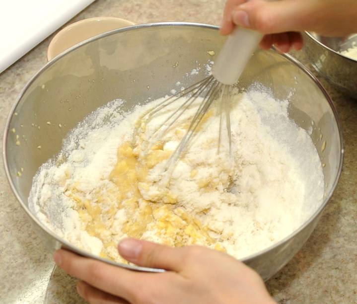 Cupcake de baunilha - massa