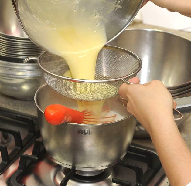 Cupcake de baunilha - recheio