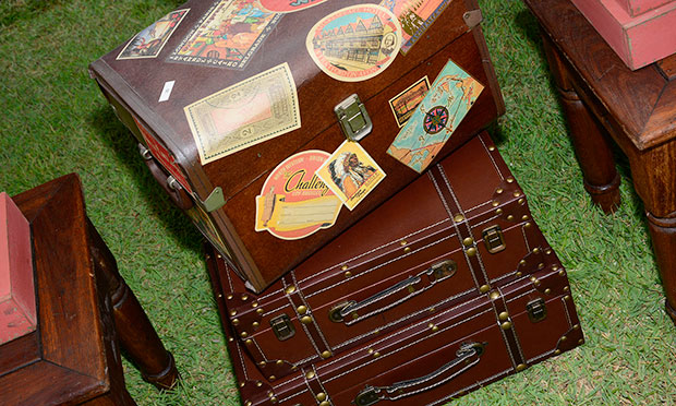 Maletas de viagem como decoração. Maletas de viagem como decoração.
