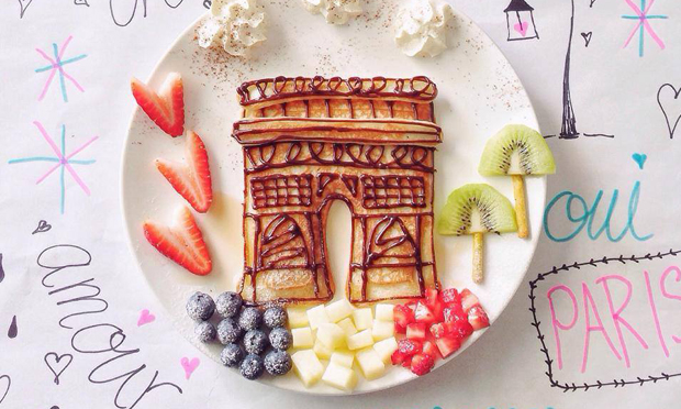 Food Art Arco do triunfo, Paris