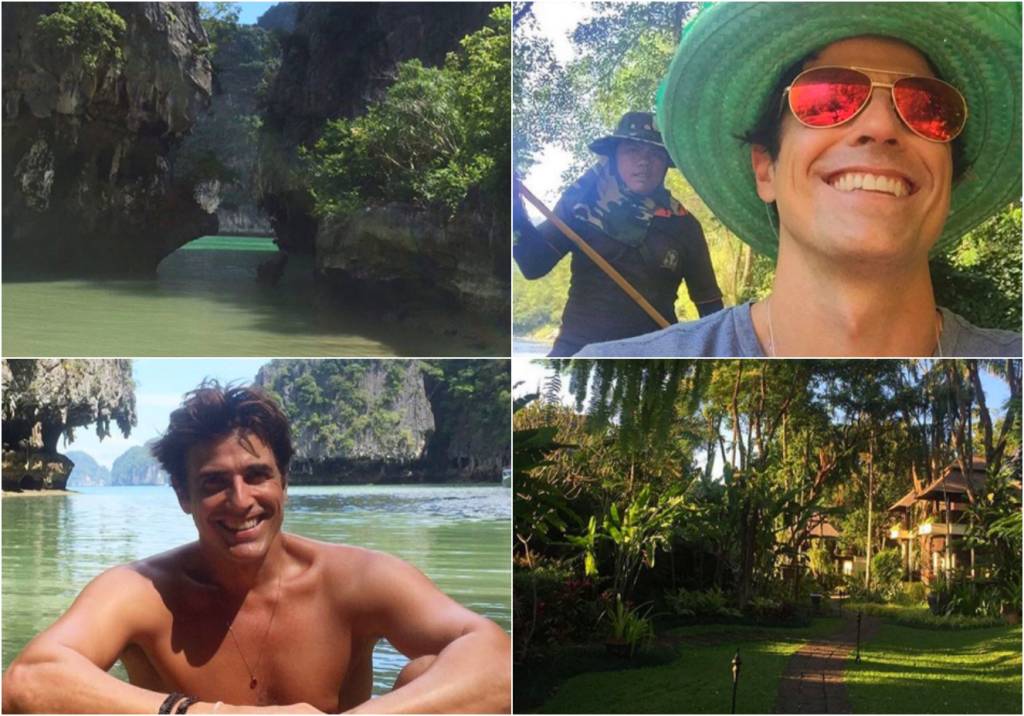 Viagem dos famosos: veja as fotos fascinantes de Reynaldo Gianecchini na Tailândia