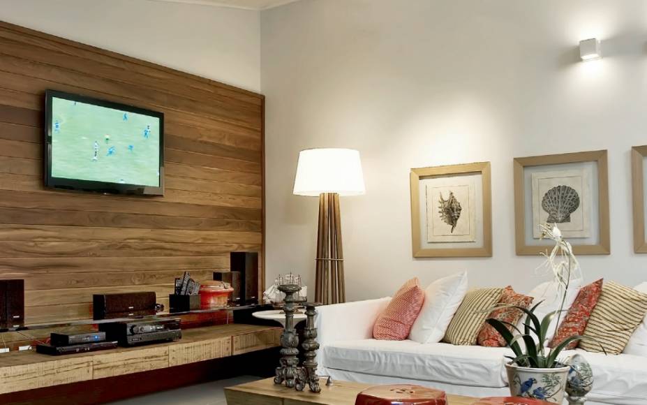 Na sala de TV Na sala de TV