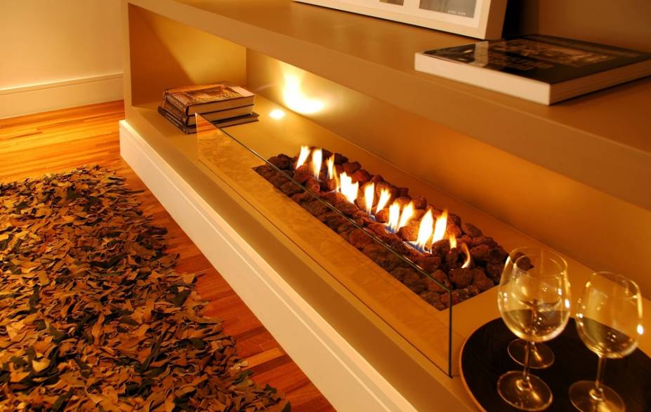 Lareira a gas Lareira a gas