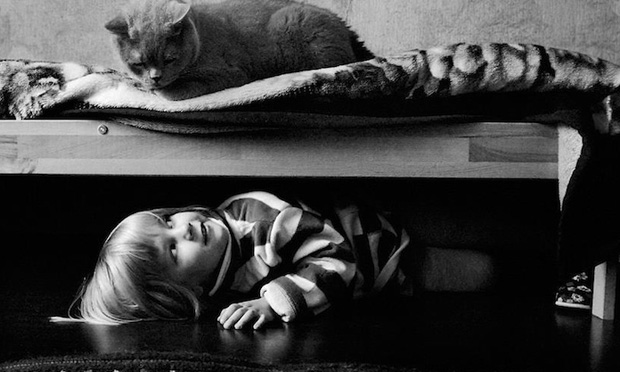 Foto da série Little Girl and Tomcat