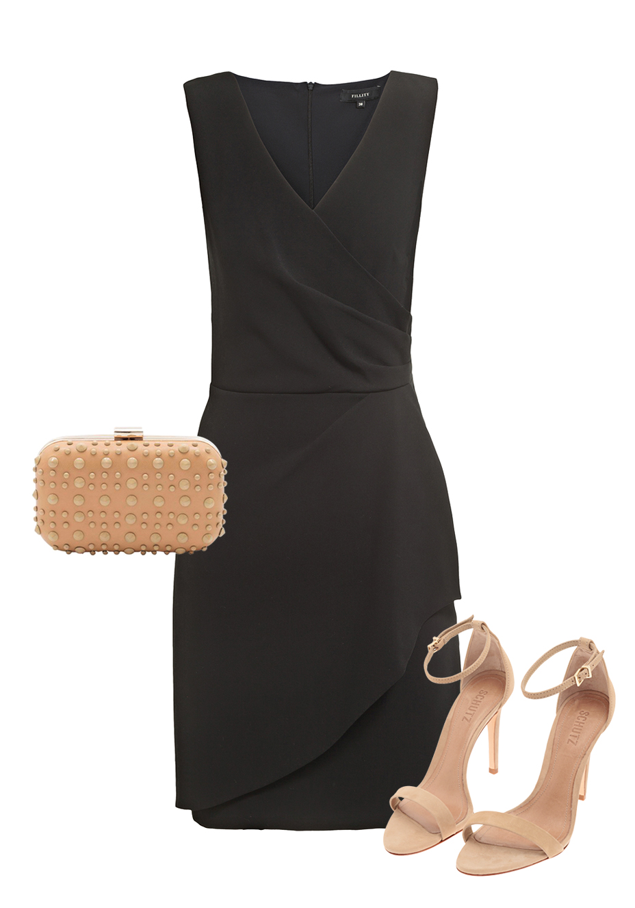 sandália para usar com vestido preto