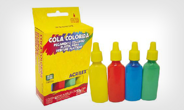 Cola colorida Cola colorida