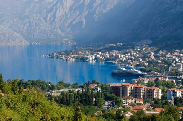 Baía de Kotor, em Montenegro