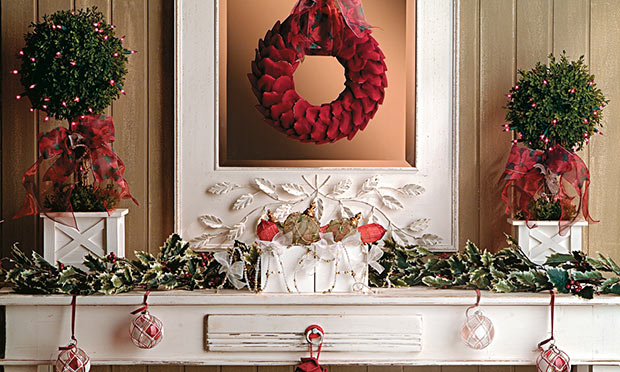 Aparador com decoração de Natal Aparador com decoração de Natal