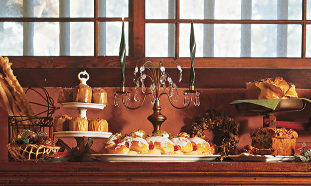 Aparador com decoração de Natal Aparador com decoração de Natal