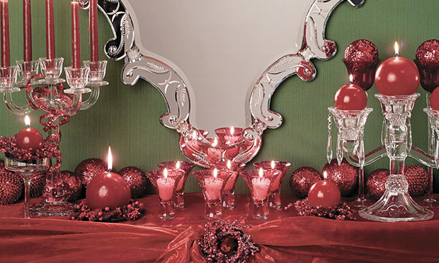 Aparador com decoração de Natal Aparador com decoração de Natal