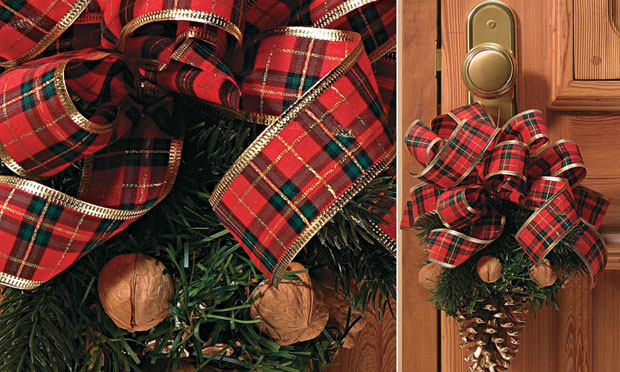 Enfeite de porta de Natal