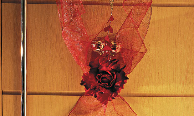 Enfeite de porta de Natal
