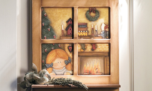 Enfeite de porta de Natal