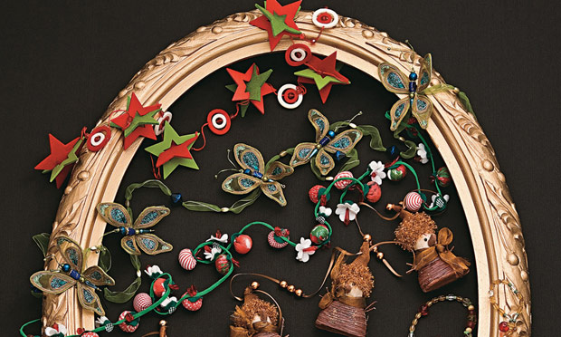 Enfeite de porta de Natal