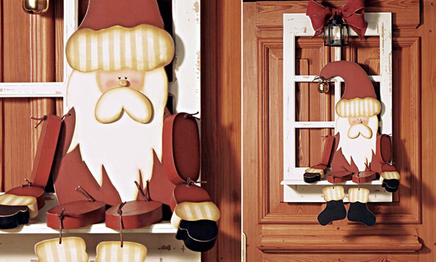 Enfeite de porta de Natal