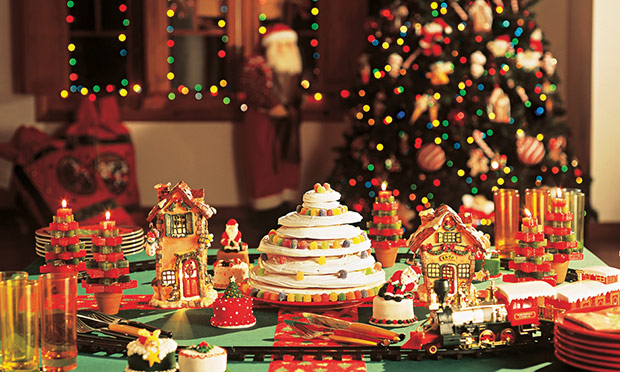 Decoração mesa de Natal Decoração mesa de Natal