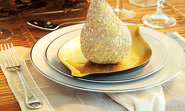 Mesa decorada para o Natal Mesa decorada para o Natal