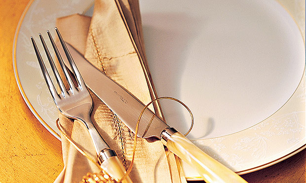 Mesa decorada para o Natal Mesa decorada para o Natal