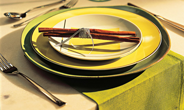 Mesa decorada para o Natal Mesa decorada para o Natal