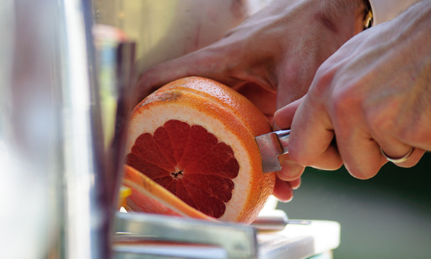 Ponche de frutas cítricas