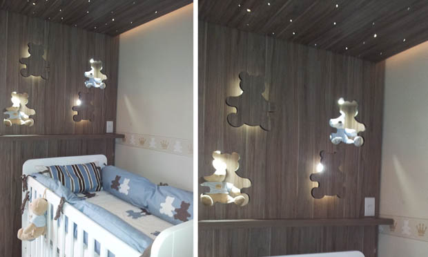 Céu estrelado com LED Céu estrelado com LED